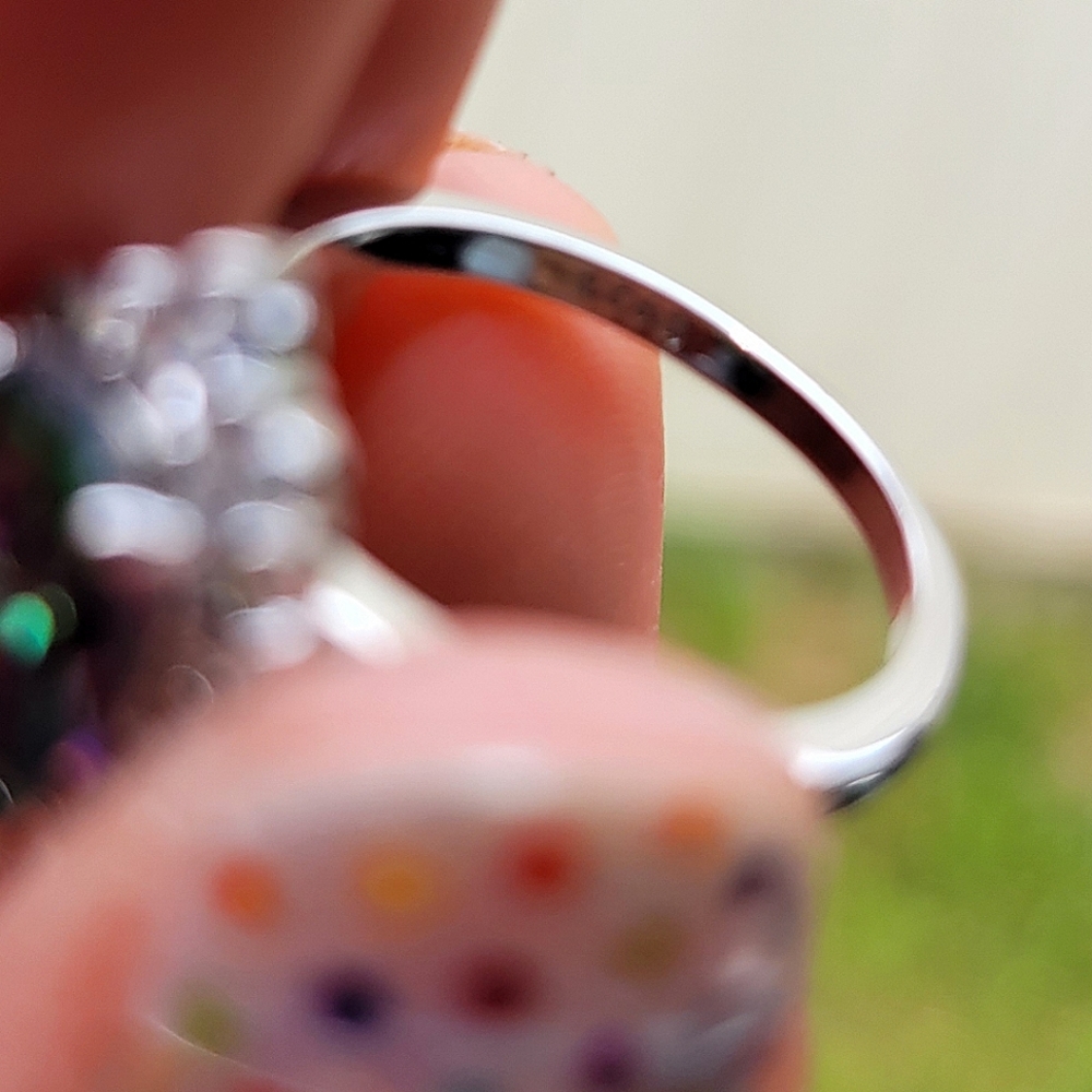 ROYAL Magical and Mystical Rainbow Aurora Borealis Crystal Diamond Princ⌠- Picture 2 of 6